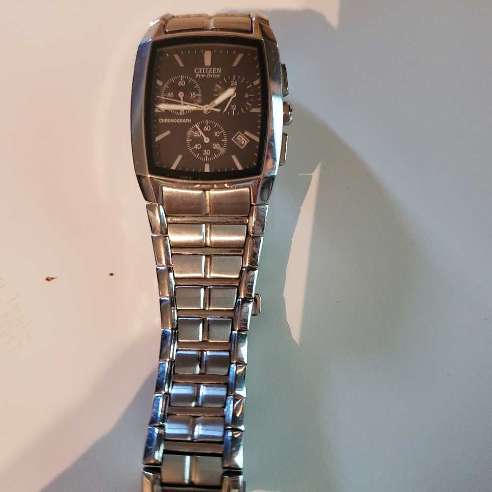 Men's citizen chronograph eco driver watch